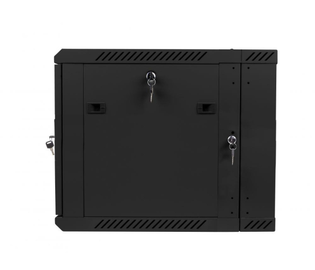Lanberg Wisząca 19" 9U 600x600mm dwusekcyjna (czarna) - 455648 - zdjęcie 5